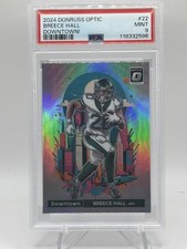 Breece Hall 2024 Donruss Optic Downtown #22 PSA 9