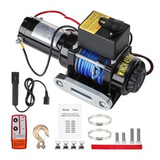 Elektrische Seilwinde 12V 4500LBS Funk Synthetikseil f&uuml;r ATV Offroad Motorwinde