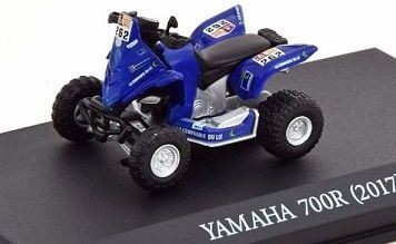 Atlas Editions 1:43 Yamaha 700R (2017) Quad #262 - blau (1:43) Collection Dakar