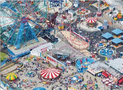 Puzzle (1000 T.) Coney Island, Gray Malin (Galison/Mudpuppy) NEU/OVP