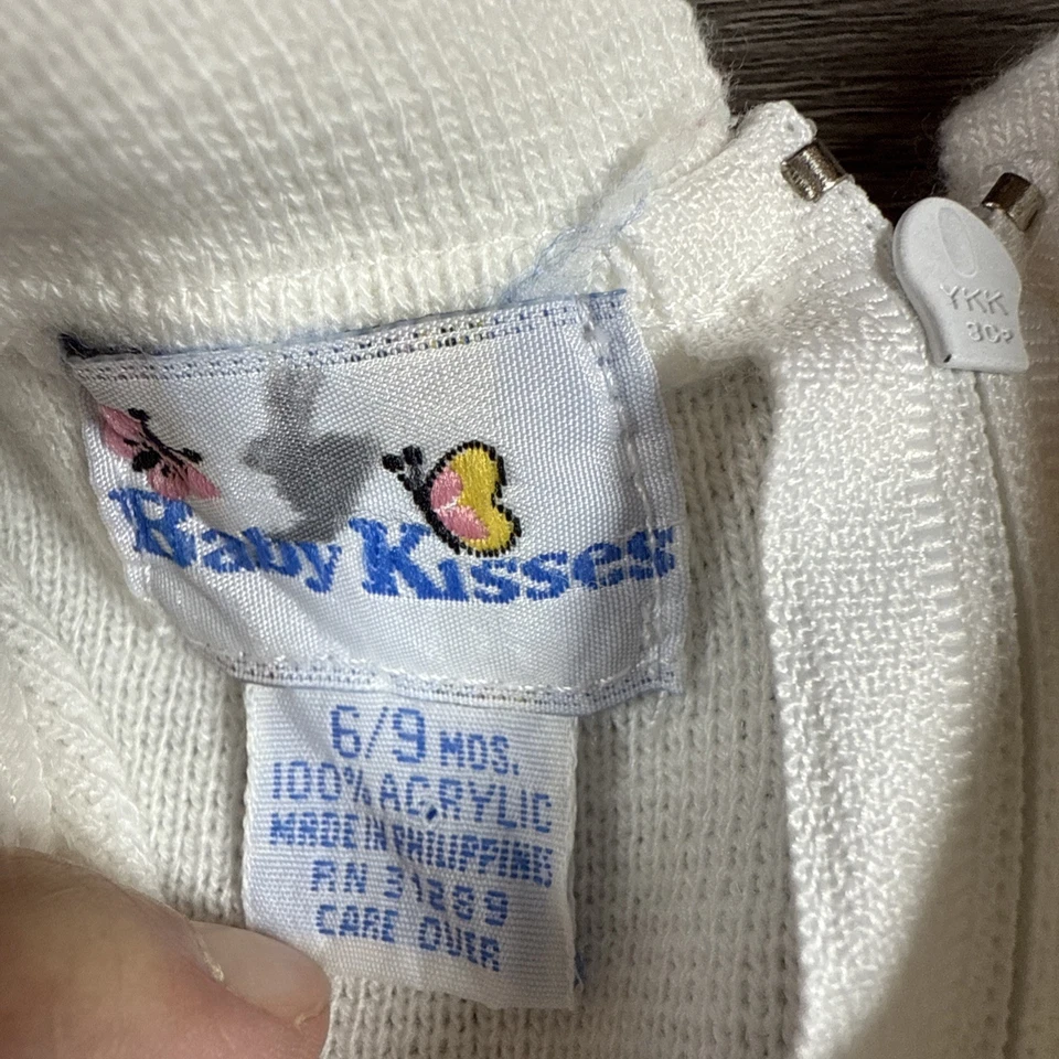 Mameluco rojo vintage para bebés niños vacaciones Navidad 6-9 meses caballo mecedor cremallera Foto 3 de 4