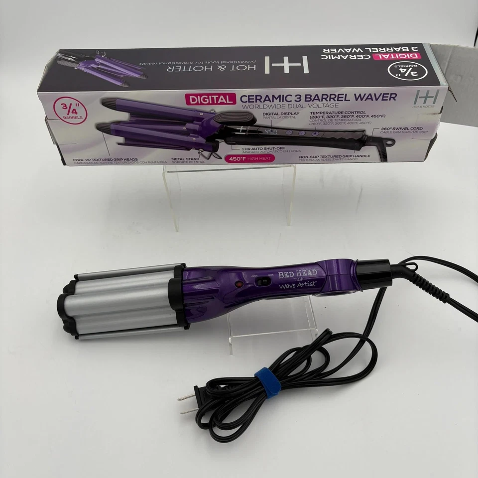 Cabeza de cuentas ondulada artista digital caliente y caliente cerámica digital 3 barriles vacilante de pelo Foto 2 de 4