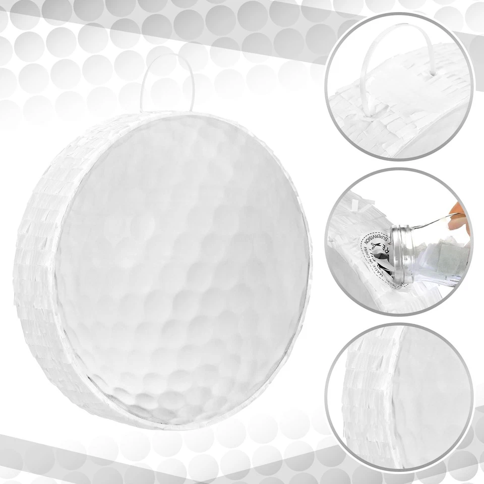 Pelota de Golf Piñata con Palo para los Ojos y Confeti Cumpleaños Piñata Deportes Gol... Foto 4 de 4