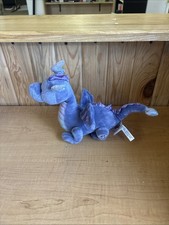 Ganz Webkinz Stormy Dragon Plush Toy Iridescent Purple Rainbow Retired NO CODE
