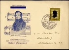 DR WHO 1956 GERMANY FDC MUSIC SCHUMANN ANIV R55394