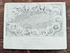 Washington Lafayette Germon Daguerreotype Photographer 2 Side 1850s Trade Card