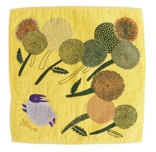 Kusubashi Mon Ori morita MiW fluffy handkerchief Soft Cotton Rabbit yellow F/S