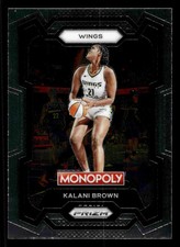 2024 Panini Prizm Monopoly WNBA Kalani Brown #47 - Dallas Wings