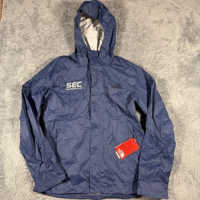 The North Face DryVent Rain Jacket  Shady Blue Hooded Lightweight Size Large NWT