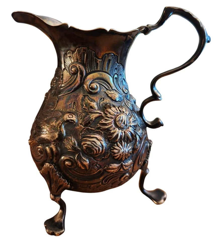 Crema reposada de plata antigua muy rara calidad museo Dorothy Sarbitt 1748 Foto 2 de 4