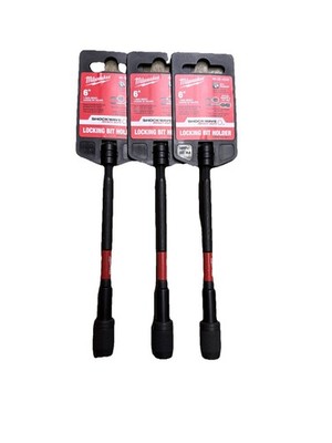 Milwaukee 48-32-4532 Magnetic Drill Bit Holder   Pack Of 3