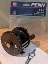 Vintage Penn 85L Seaboy Reel, 2.3-1 Gear Ratio, Aluminum Spool, NOS, See Descr