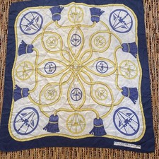 Luxury Balenciaga Pour Onda Paris Scarf Women Scarf Blue Silk