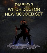 DIABLO 3-XBOX ONE/SERIE XS FULLY MODDED WITCH DOCTOR NEU SET FÜR SOFTCORE LVL 1