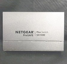 Netgear GS108E v3 ProSafe Plus 8 Gigabit Ethernet Switch  no adapter  