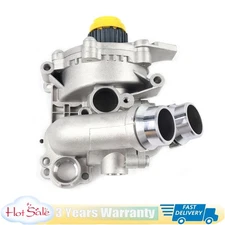 Water Pump Kit w/ Thermostat For Audi Q5 13-16 2.0L / Volkswagen Gti 08-14 2.0L
