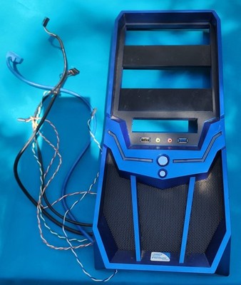 DTFACE020 - RAIDMAX Super Hurricane Black/Blue Desktop Front Bezel Cover Face