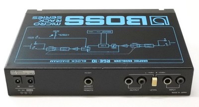 Boss Rge-10 Rge 10 Graphic Equalizer Micro Rack Series
