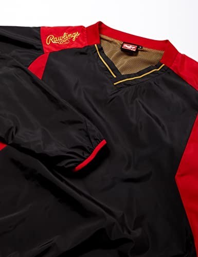 BRAVE SOUL Giacca Varsity Da Baseball Uomo - Maniche Lunghe Stile Universitario Colore Rosso