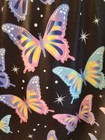 Girl's Destira Black Butterfly Gymnastics Leotard CXL Extra Large — photo 2