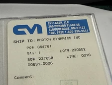 Photon Dynamics P/N 00631-0006 /  CVI LASER OPTICS