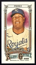 SALVADOR PEREZ 2025 Topps Allen & Ginter A&G Back Mini Card #165 Kansas City