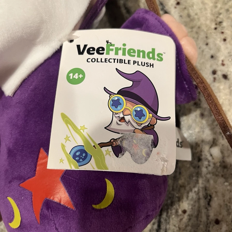VeeFriends Willful Wizard Collectible 10″ Plush Toy Gary Vee Vanyerchuk NWT New - Image 3 of 4