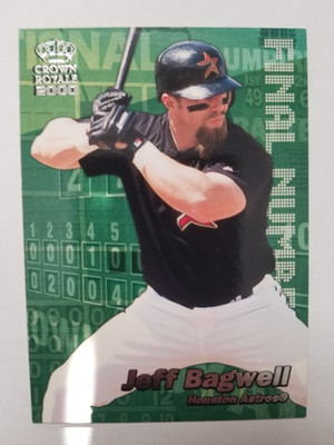 2000 Pacific Crown Royale Final Numbers #12 Jeff Bagwell