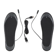 Heated Boot Insoles USB Thermal Foot Warmer Winter Feet Inserts Heating Insoles 