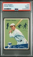 1934 Goudey Baseball Cards 58