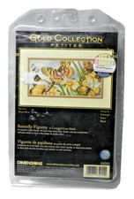 Dimensions Gold Collection Petites 65055 Butterfly Vignette Counted Cross Stitch