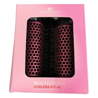 Olivia Garden Multibrush Curlers Kit - 4 Aufsätze & 1 abnehmbarer Griff - Größe 