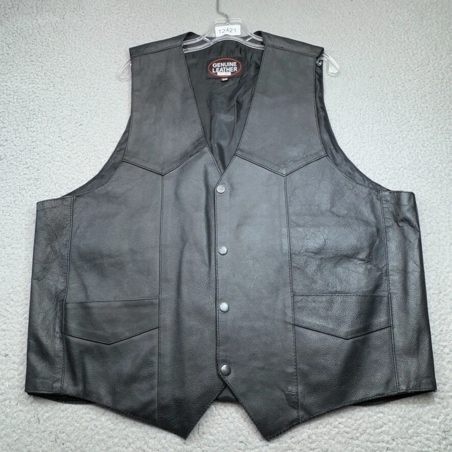 Leather Original Vintage Vests for Men for sale | eBay