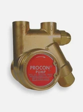 Procon 111A100f11aa 250 Pump, Rotary Vane, Brass, Max. Flow (Gph): 112