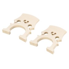 3/4 Cello Bridge Maple Wood for 3/4 Cello Replacement Instrument Parts Pack of 2