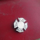 Fire Department Fireman's 1-Inch Mini Maltese Cross Pin — photo 1