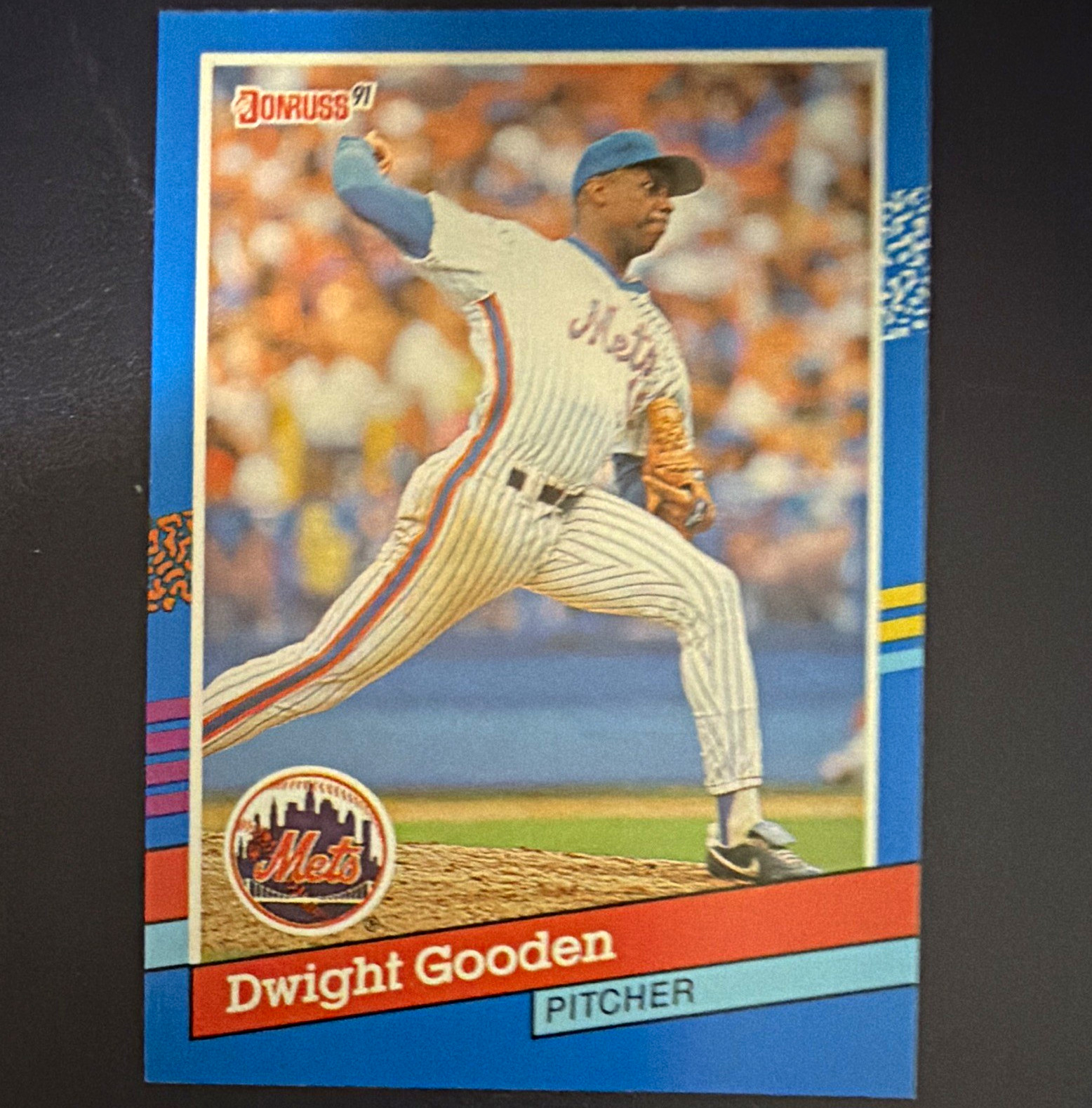 Donruss 1991 MLB Baseball 2-Card Lot Mets Gooden #266 Fernandez #97