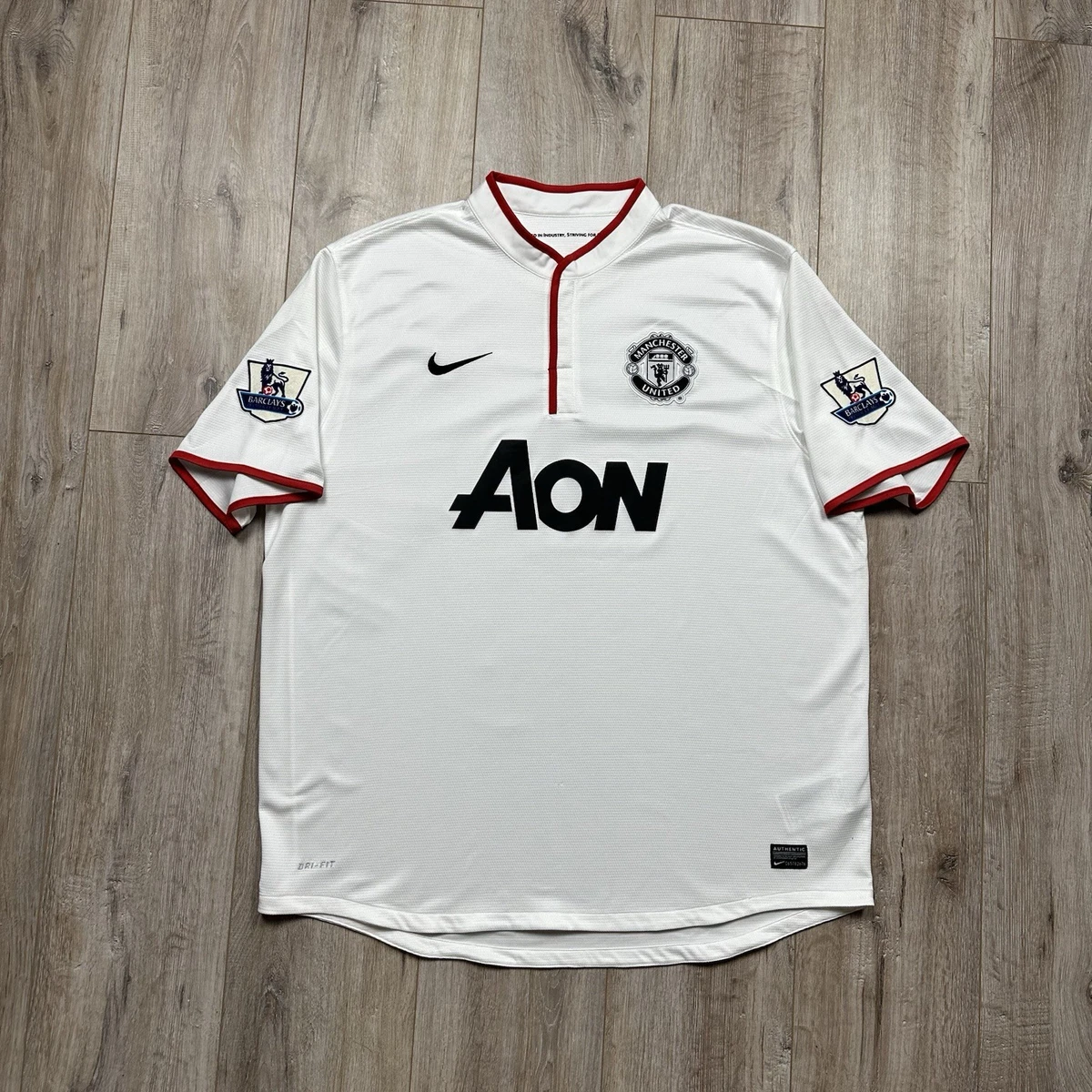 Nike White Manchester United International Club Soccer Fan Apparel
