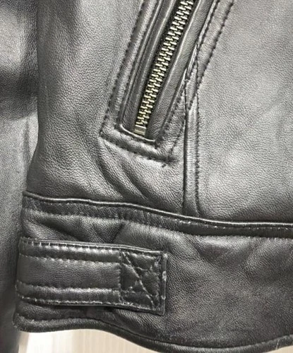 JACKROSE                    Lamb leather jacket black 240704J image 8
