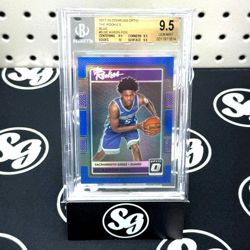 DE'Aaron Fox [Blue] #5 2017 Panini Donruss Optic the Rookies card