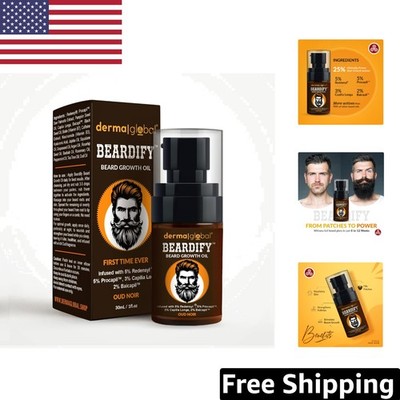 Advanced Beard Growth Oil by Beardify   Fast Thickening & 25% Active Ingredients