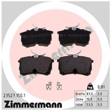 Satz Bremsbeläge Bremsklötze hinten für Honda Accord 6 CK CH 7 CL | 787178