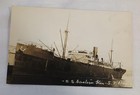 Vintage SS Eastern Glen Cargo Ship Photo Postcard RPPC — photo 1