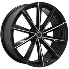 Borghini B98 17x7.5 5x4.5 38mm Blackmilled Wheel Rim 17 Inch