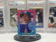 1989 Classic Update Pink/Light Blue Travel Edition - Ryne Sandberg #99