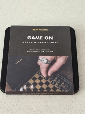 Game On Magnetic Travel Chess Set Mint Neu Unbespielt Von Iron And Glory In Dose