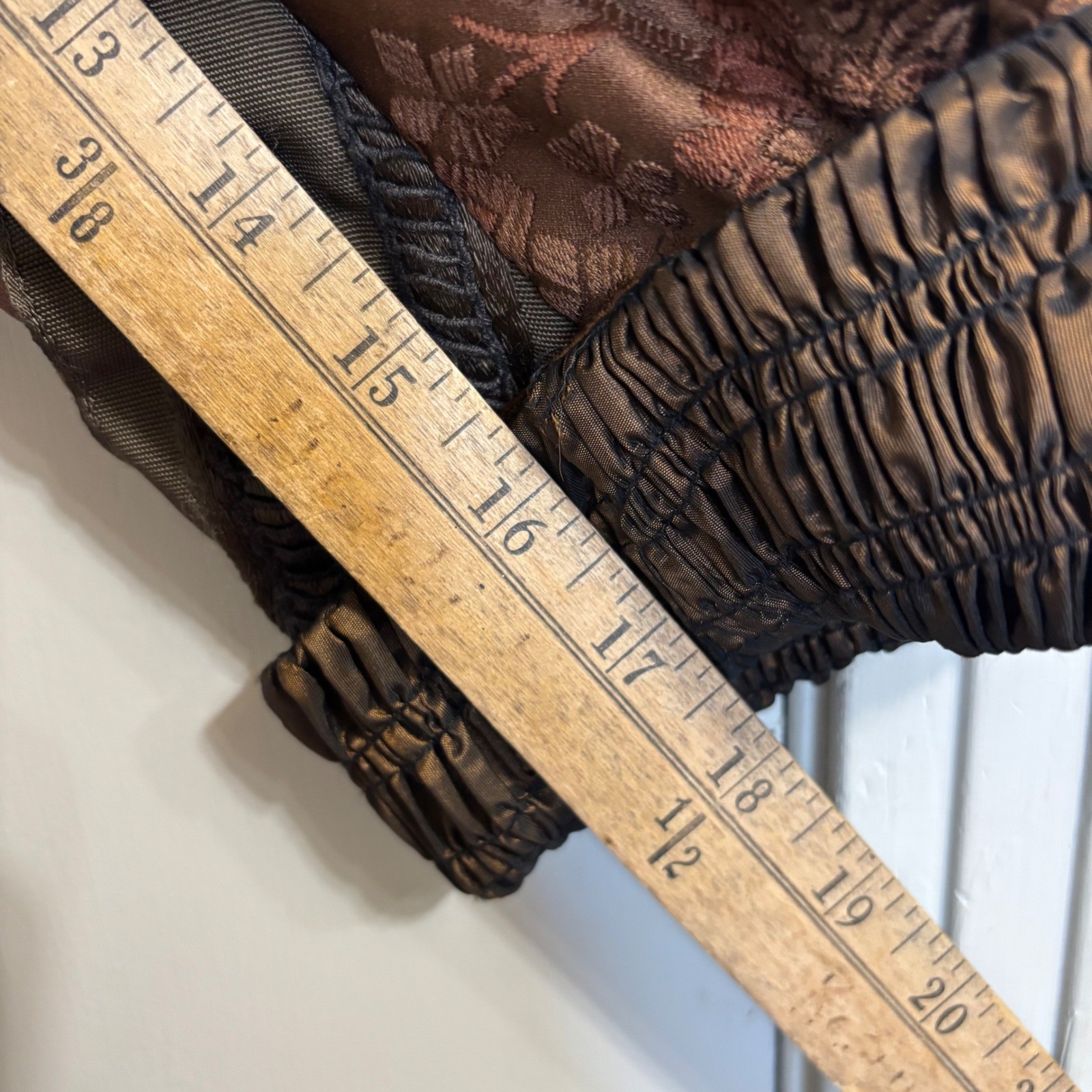 Vintage Crazy Quilt Patchwork Jacket Long Coat Ve… - image 20