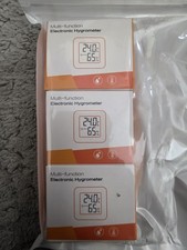 3 Pack Muti-function Electronic Hydrometer Greenhouse Thermometer