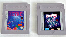 Nintendo - Tetris & Boggle Plus (2) - Authentic Game Boy Games - Original Owner
