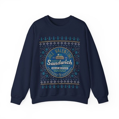 Jill Valentine Sandwich Christmas Crewneck Sweatshirt. Resident Evil Video Games
